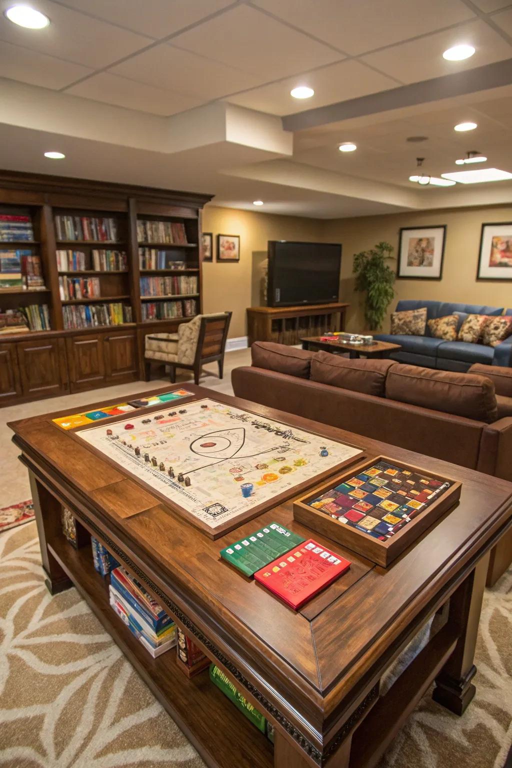 A gaming area created for enjoyment and bonding.