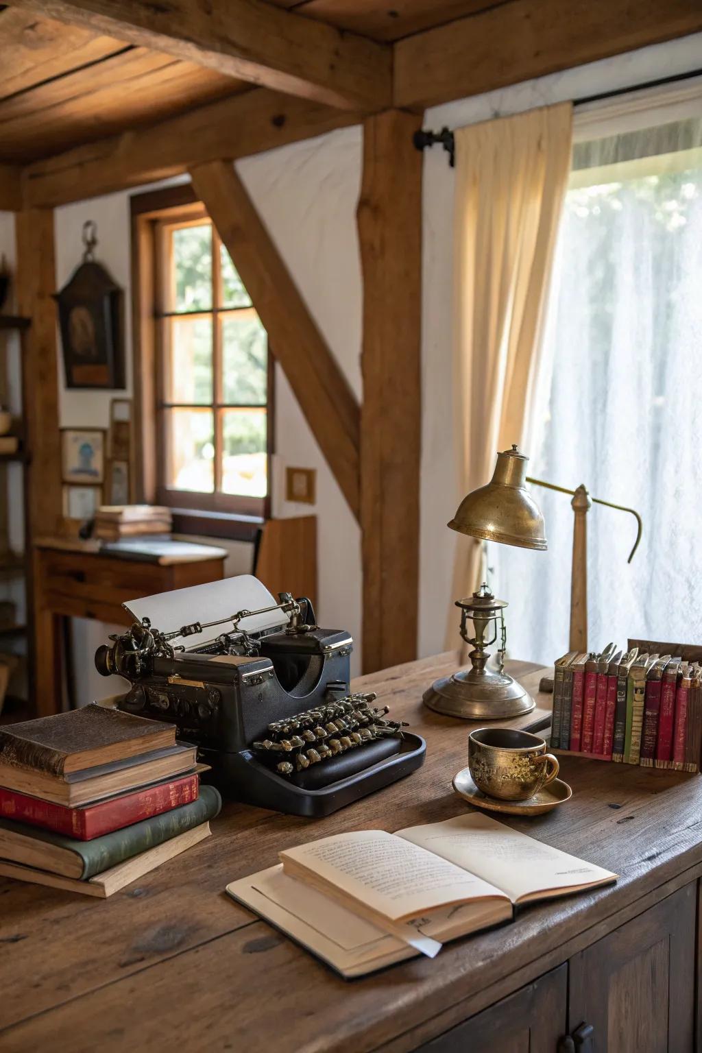 Classic elements give character to your workspace.