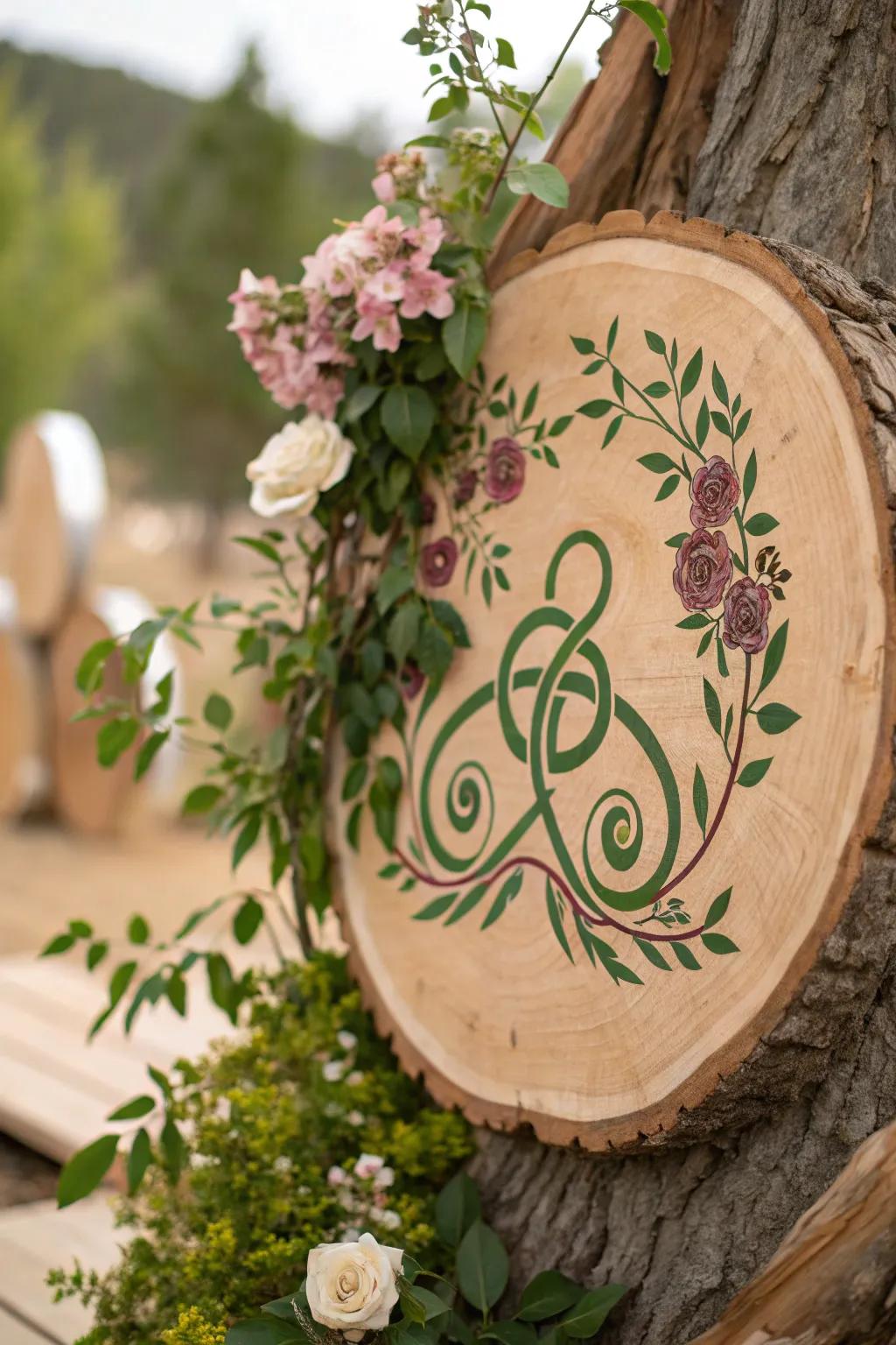 Nature-inspired motifs introduce an organic sensation to your brand.