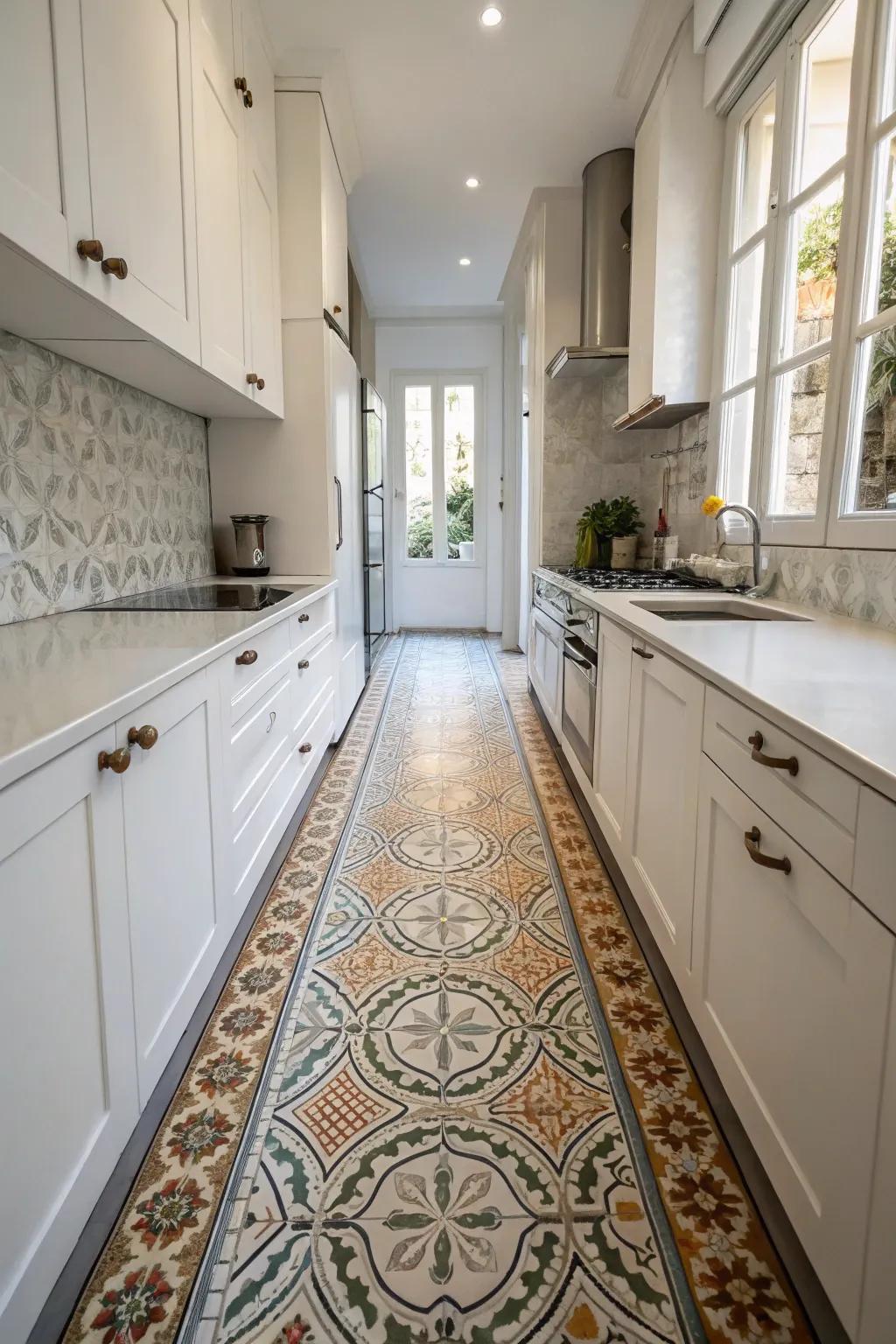 Floor tiles designed to impress.