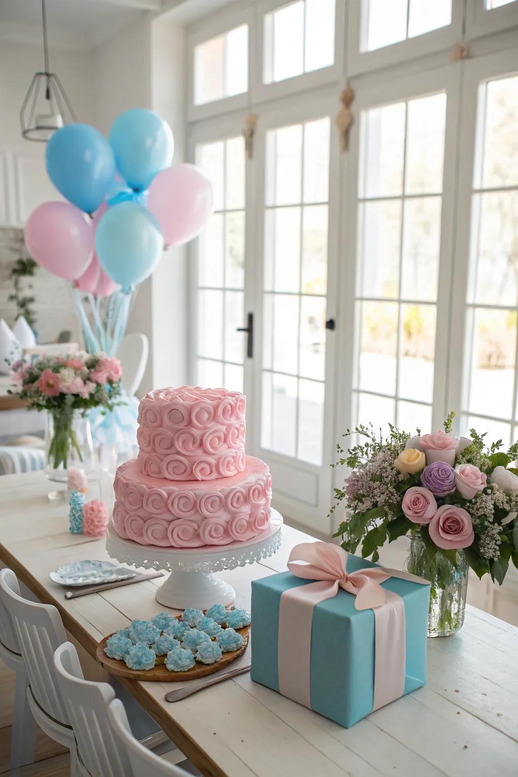 Thrill your guests with a surprise concealed within props such as cakes or gift boxes.