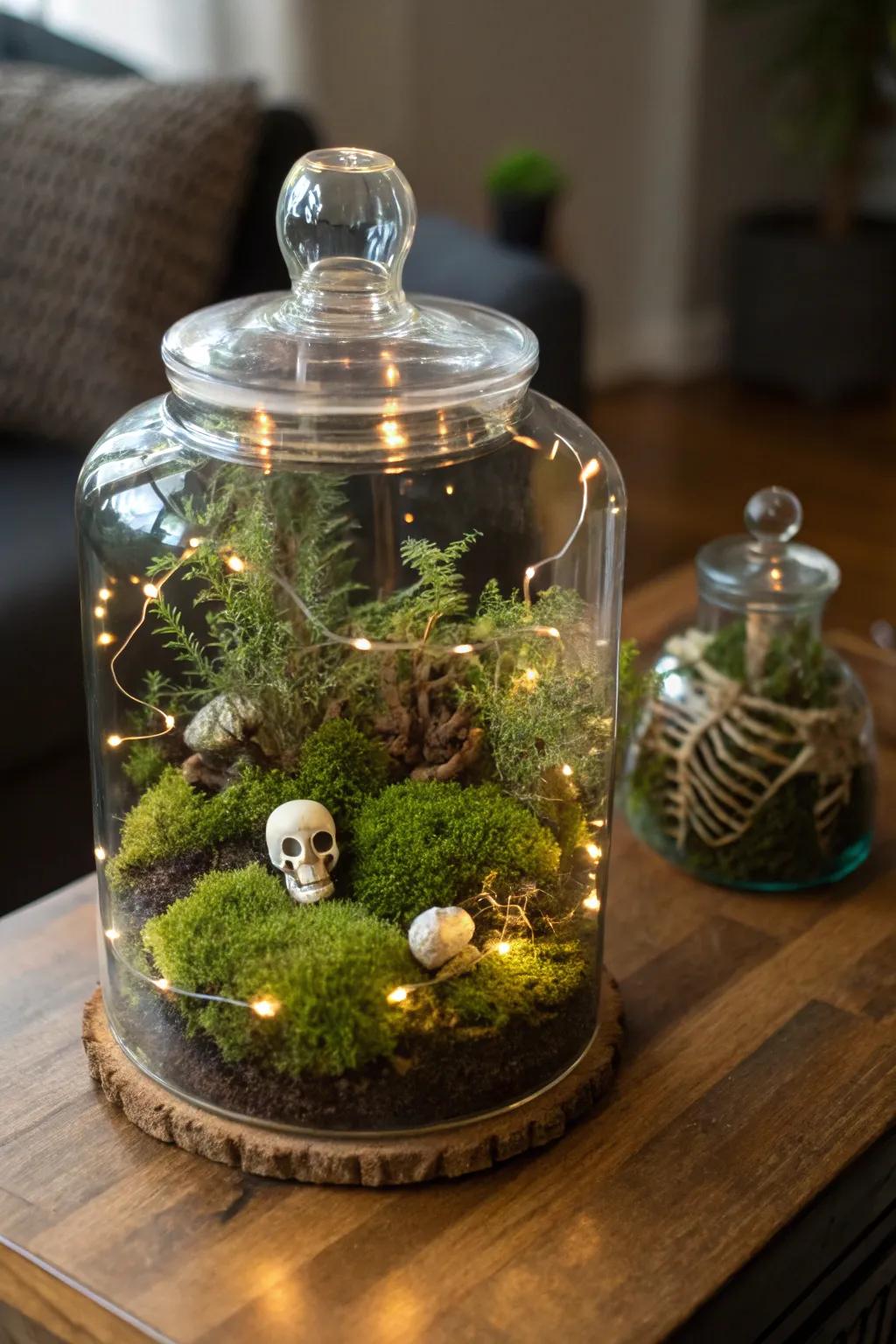 Introduce a diminutive haunted realm into your abode with a spectral enclosure.