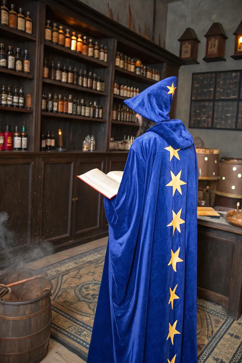 Conjure spells in flair with a magical enchanter robe.