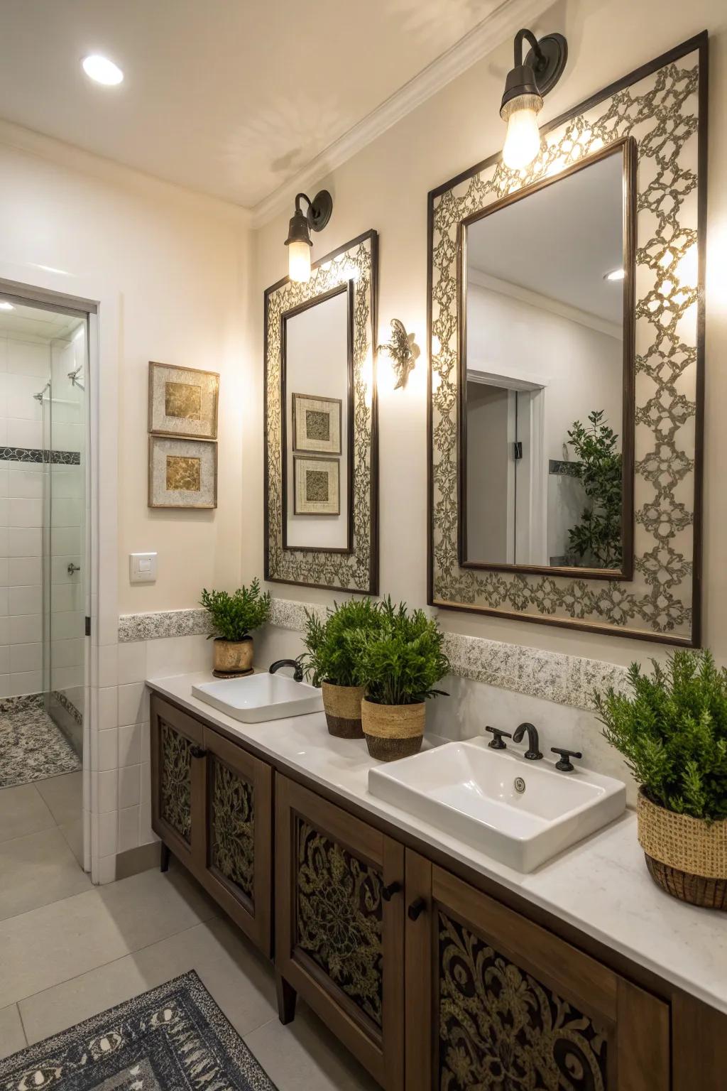 Decorative elements contribute charm and personality.