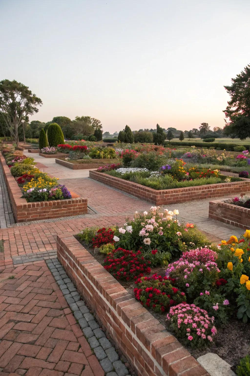 Any garden gains structure and sophistication from blockwork borders.