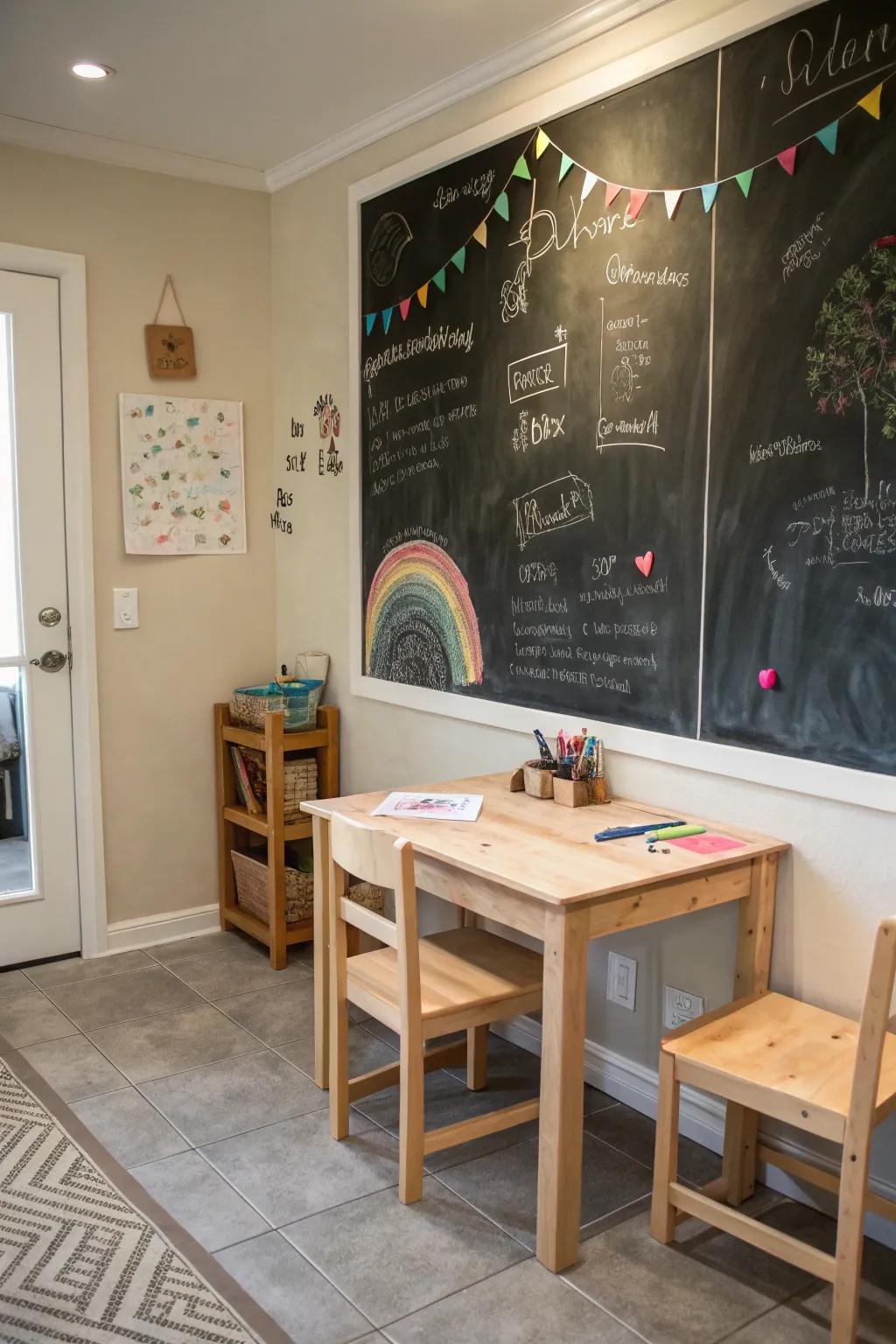 Educational displays turn any wall into a learning tool.