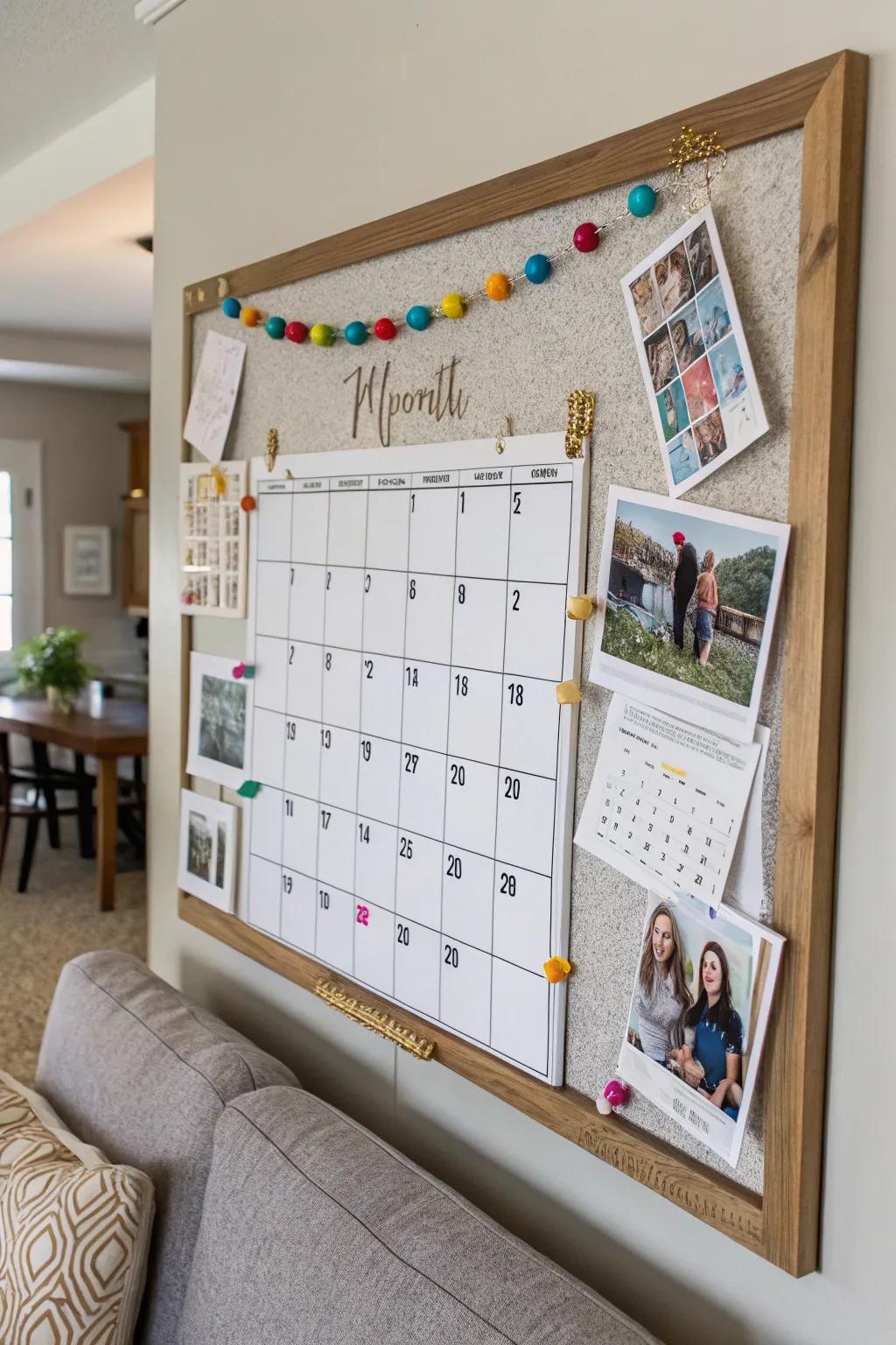 Always be on top of your schedule with this simple monthly schedule.