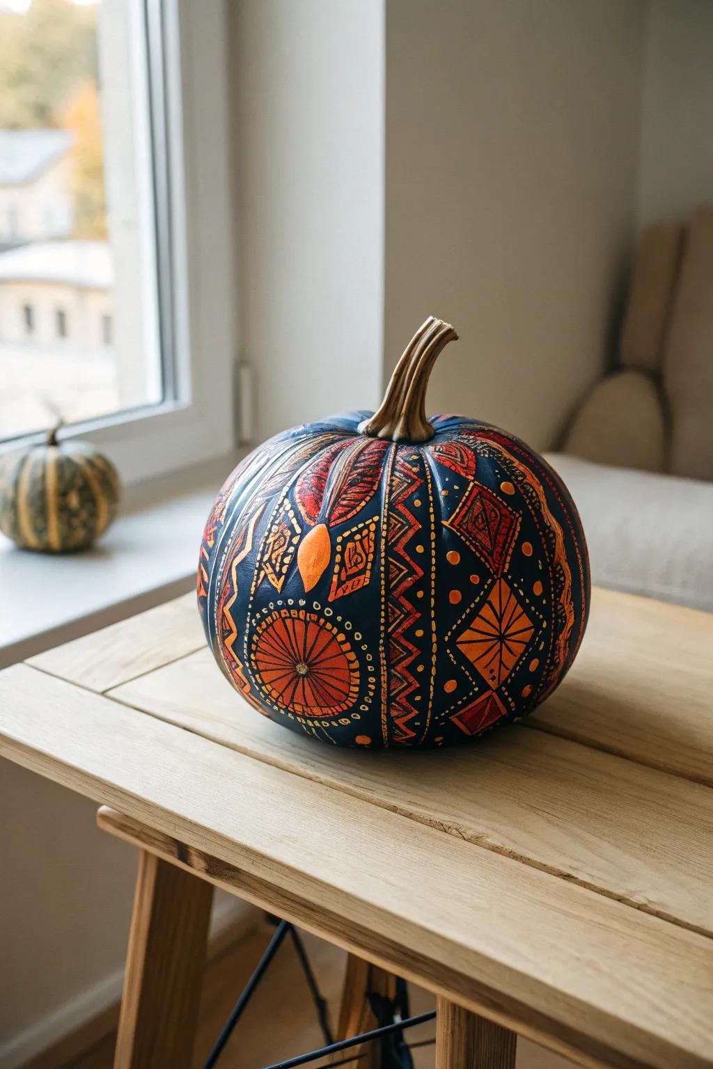 Elevate your Halloween decorations with an artistic touch. 🎃✨