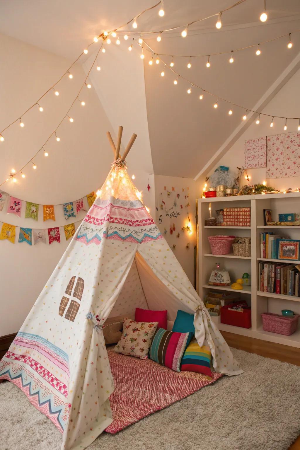 Magical features transform any room into an enchanting getaway.