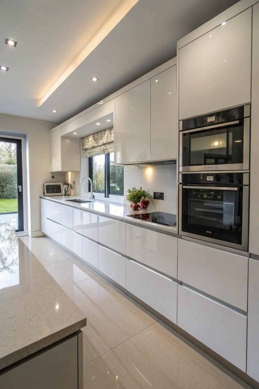 Rock crystal worktops deliver both strength and design.