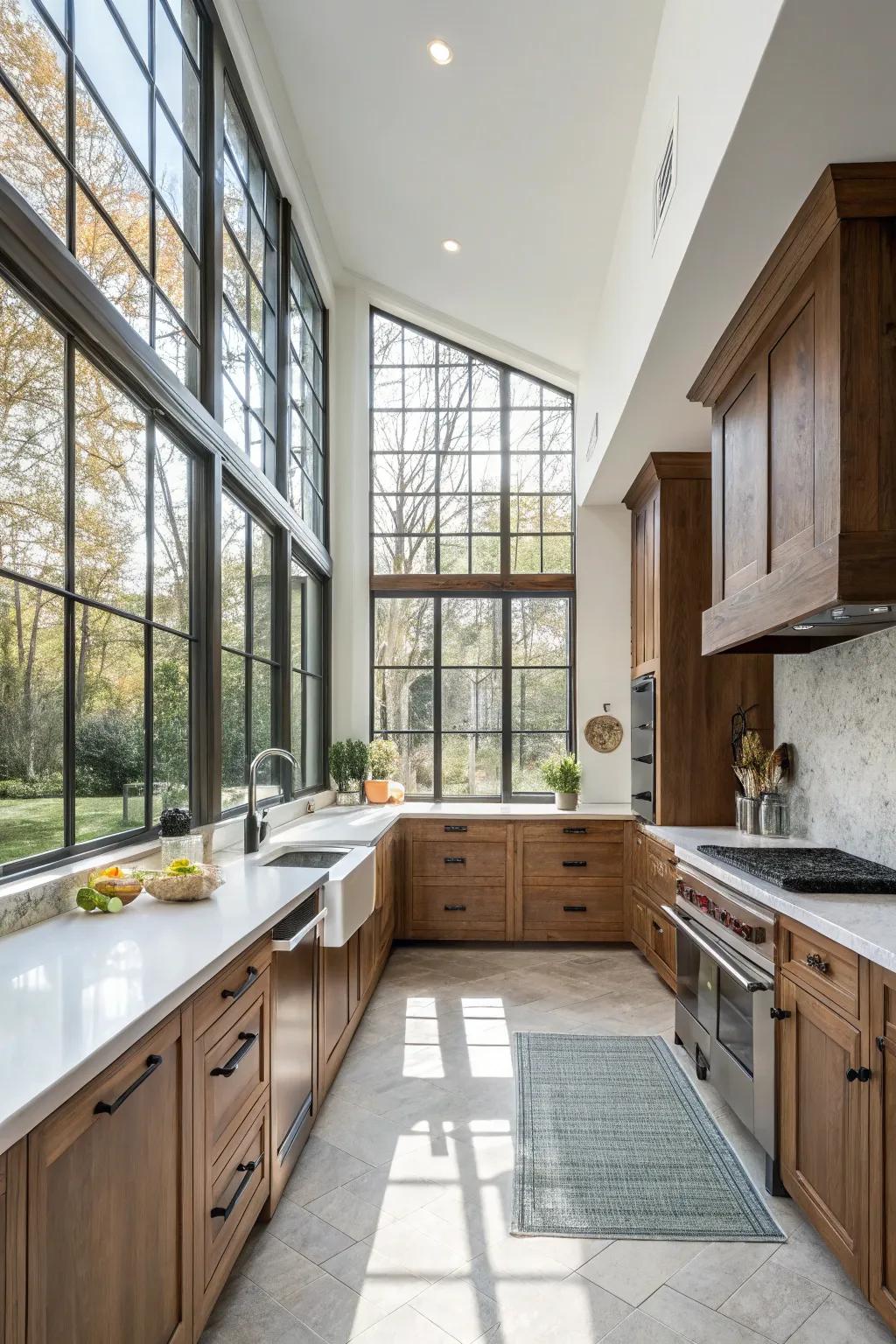Sunlight transforms your kitchen into an inviting retreat.