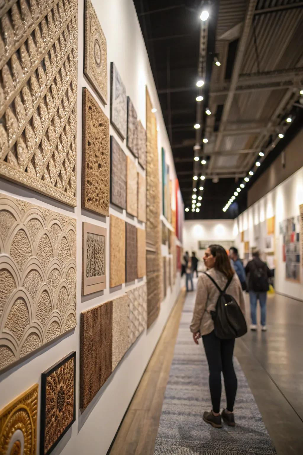 Textural art pieces introduce a refined and modern touch to any wall.