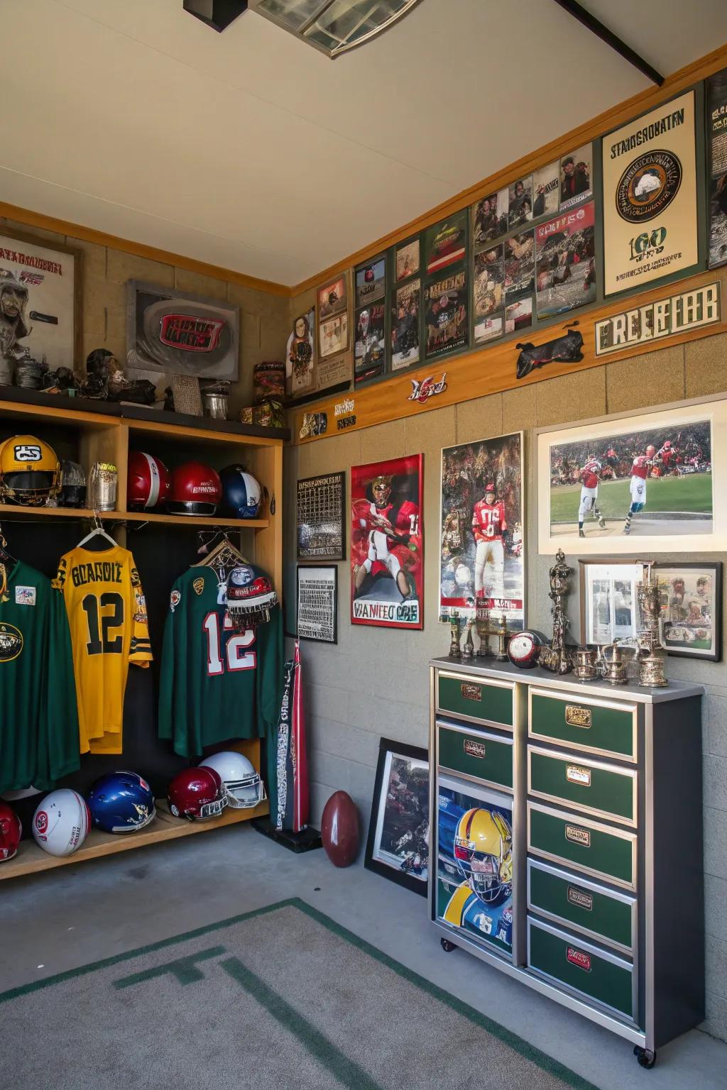 Allow your passions to be expressed through themed decor.