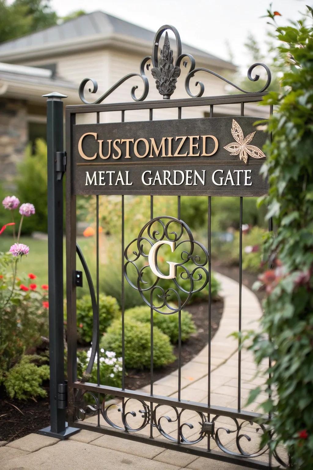 Bespoke designs transform your garden gate into a personal expression.