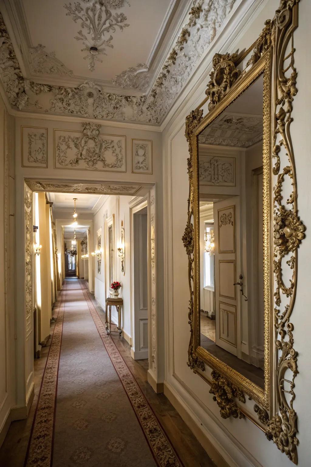 Antique design elements inject age-old charm and sophistication.