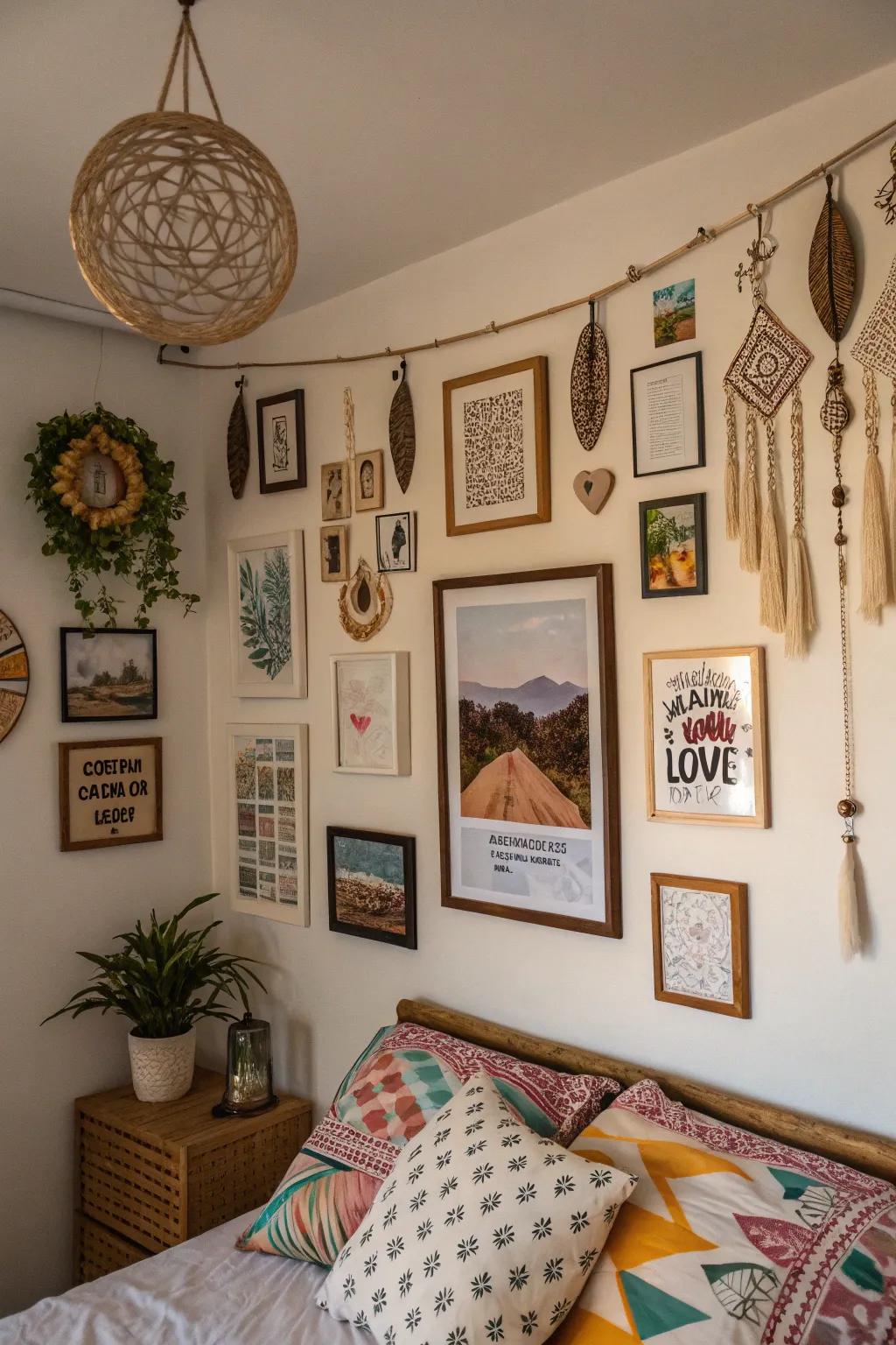 Personal accents in decor make a bedroom uniquely yours.