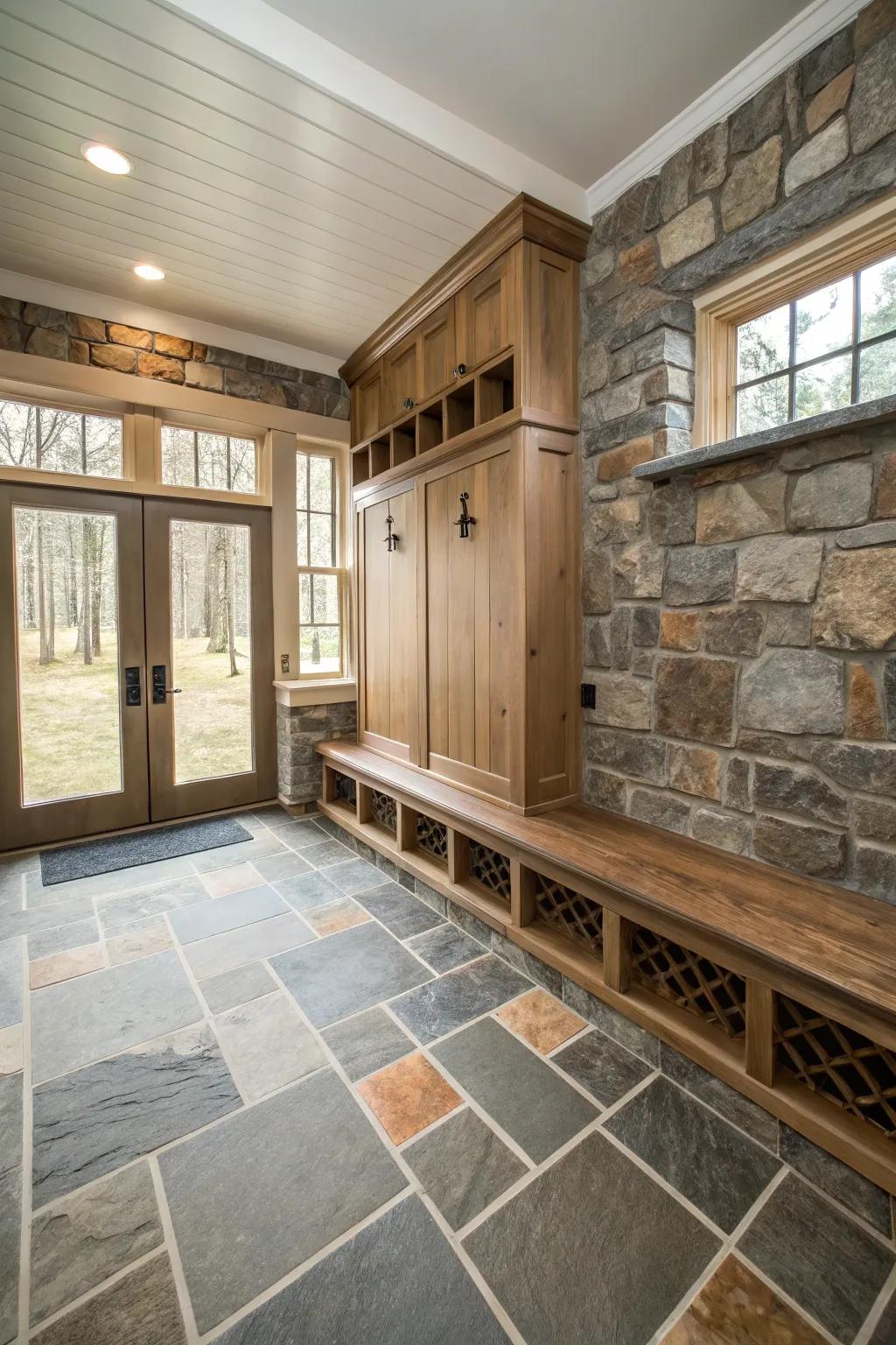 Flooring that endures the elements while maintaining a chic look.