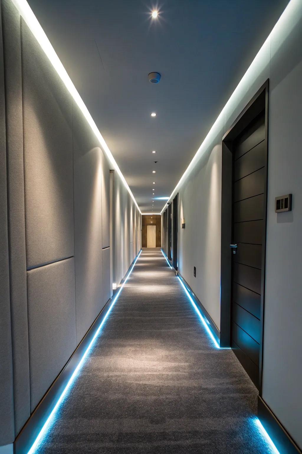 LED bands furnish a streamlined, contemporary illumination remedy.