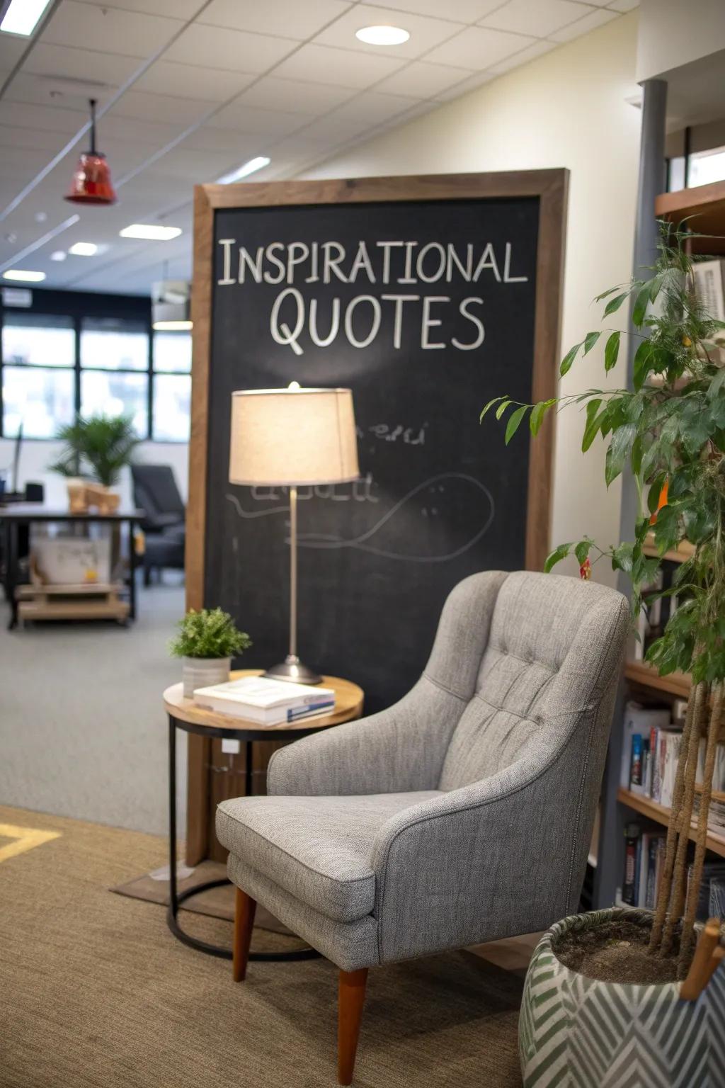 Turn your office into a wellspring of daily inspiration.