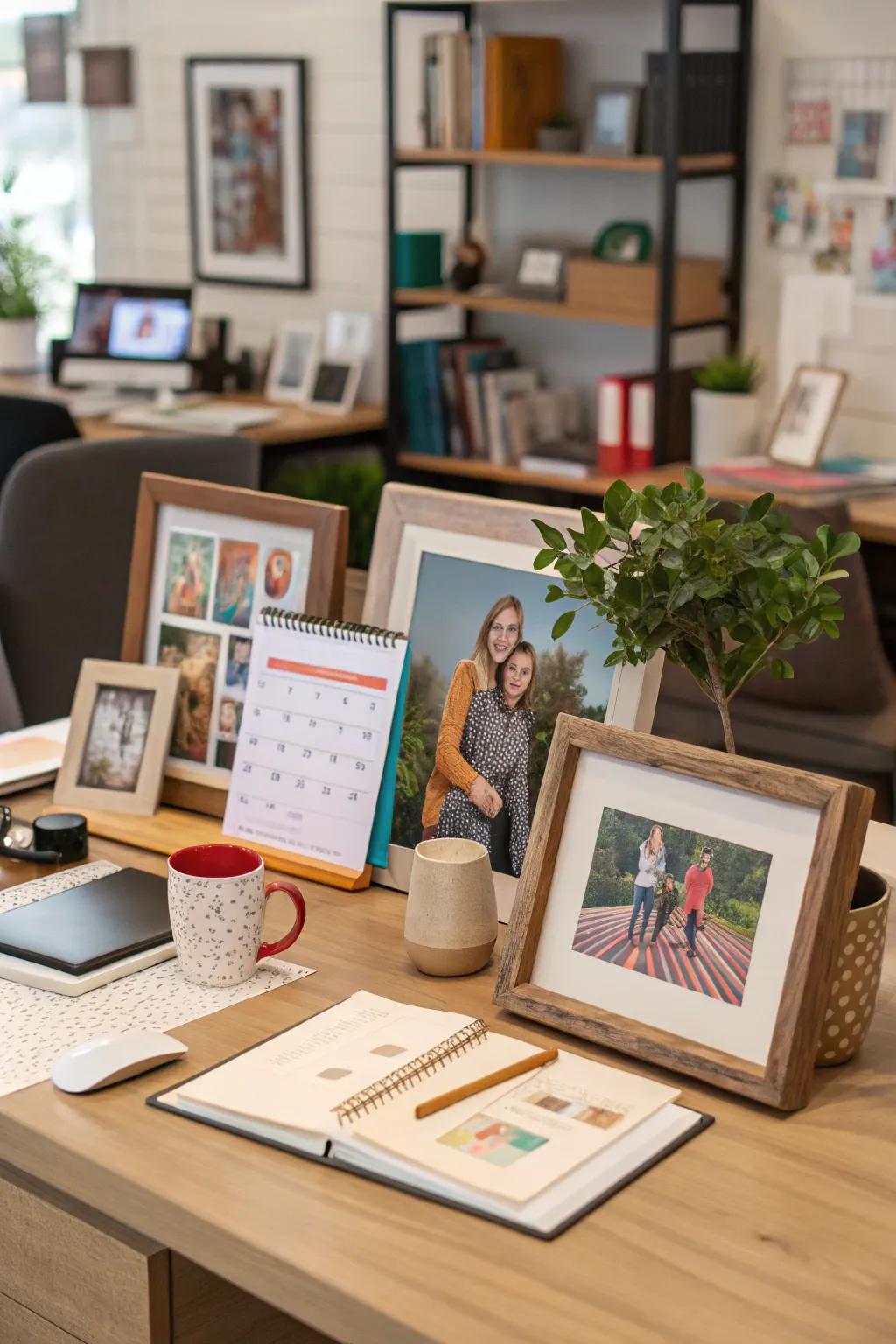 Customize your area with favorite memories.