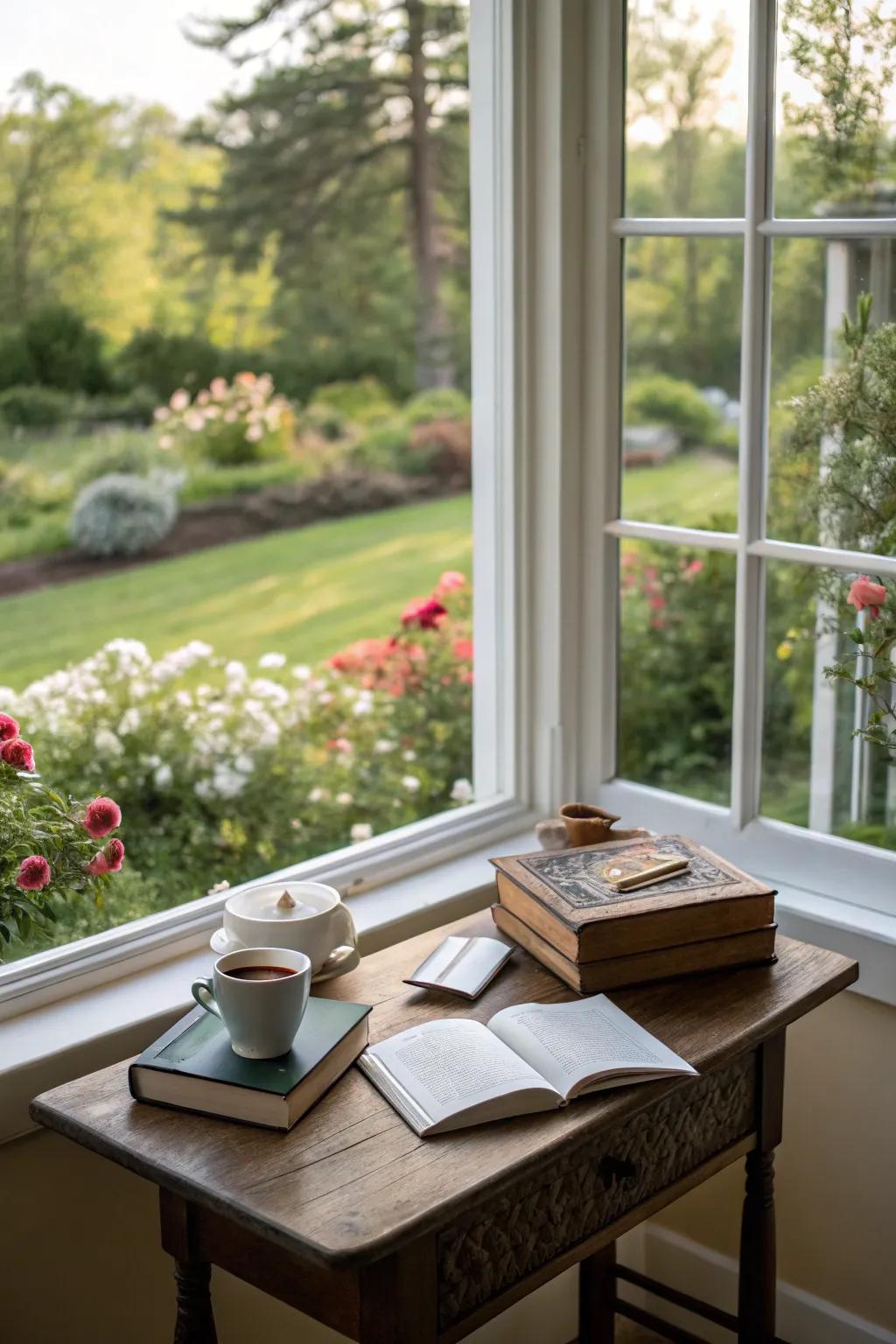 Maximize natural light in your workspace for a brighter atmosphere.