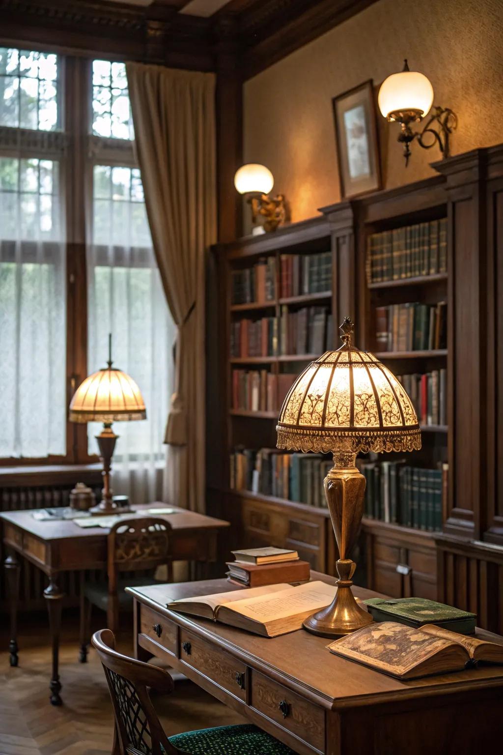 Establish an inviting mood with warm lighting