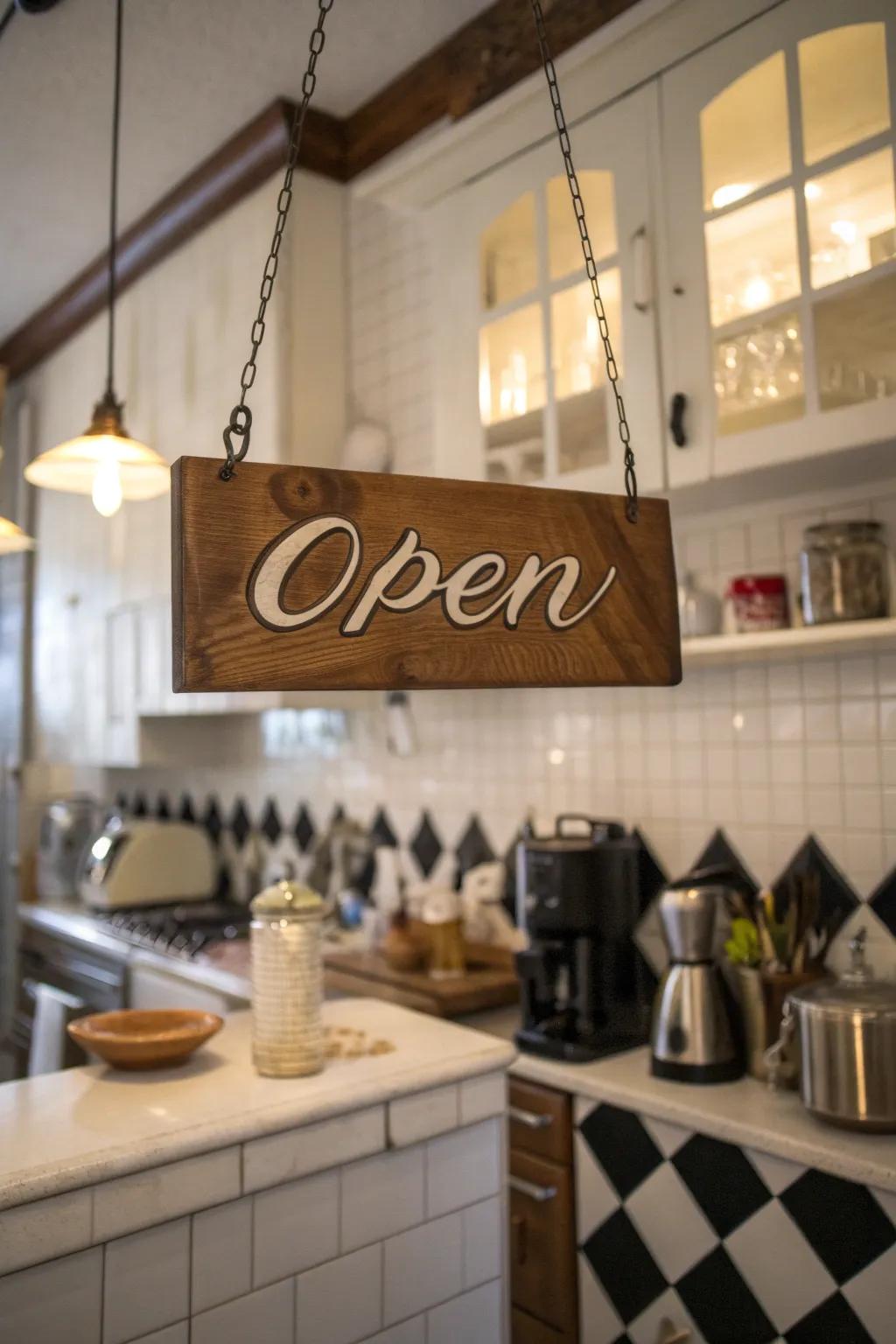 With a themed open display, you can add a whimsical touch.