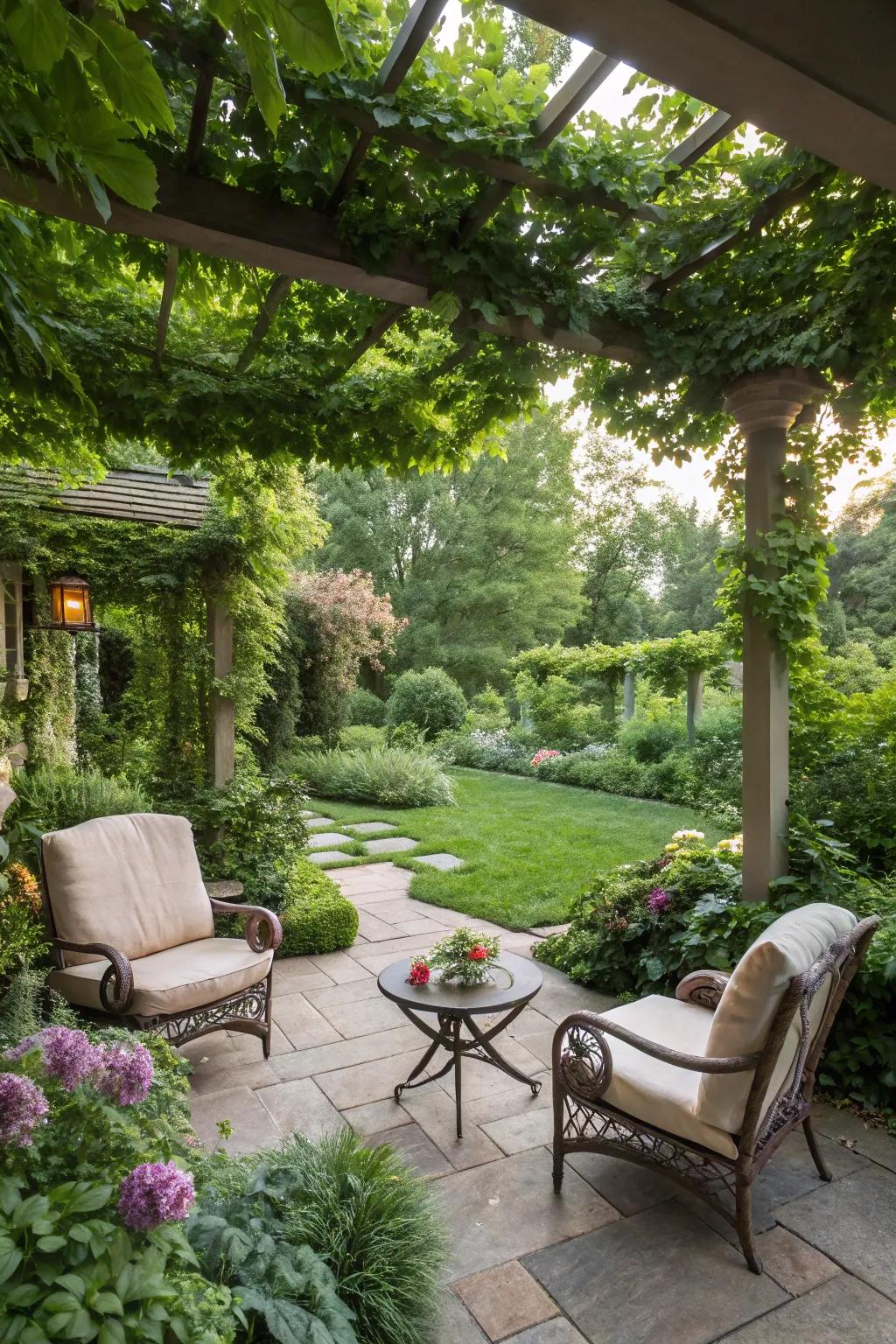 Surround yourself with the soothing presence of nature.