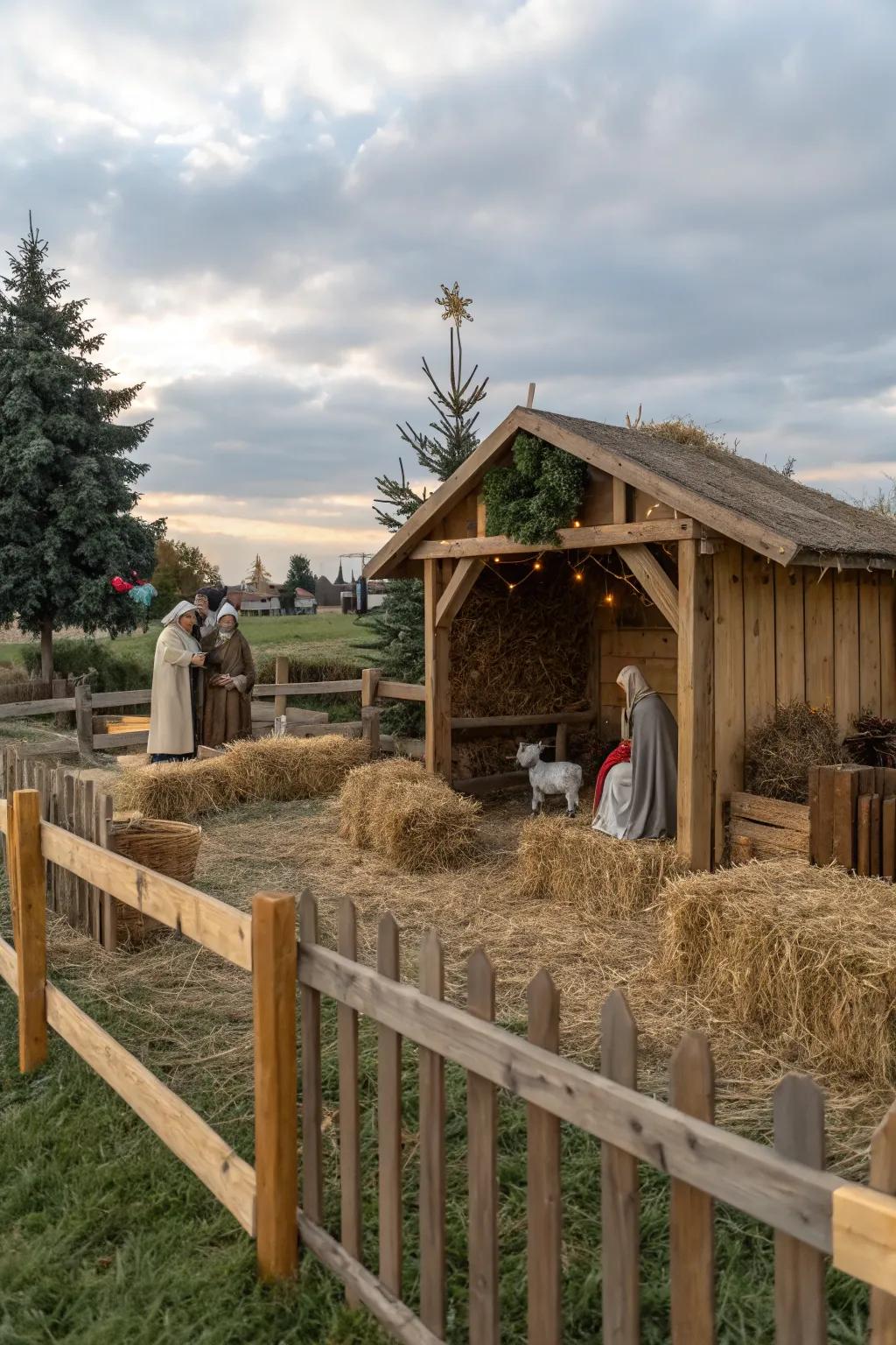 Add coziness and credibility with country materials.