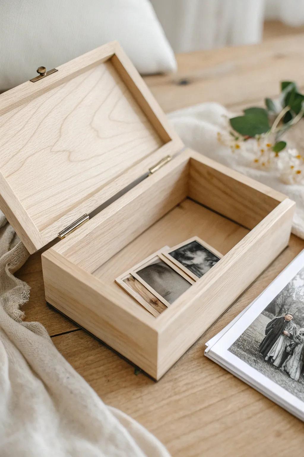 Find hidden gems with a wonderfully designed image storage box.