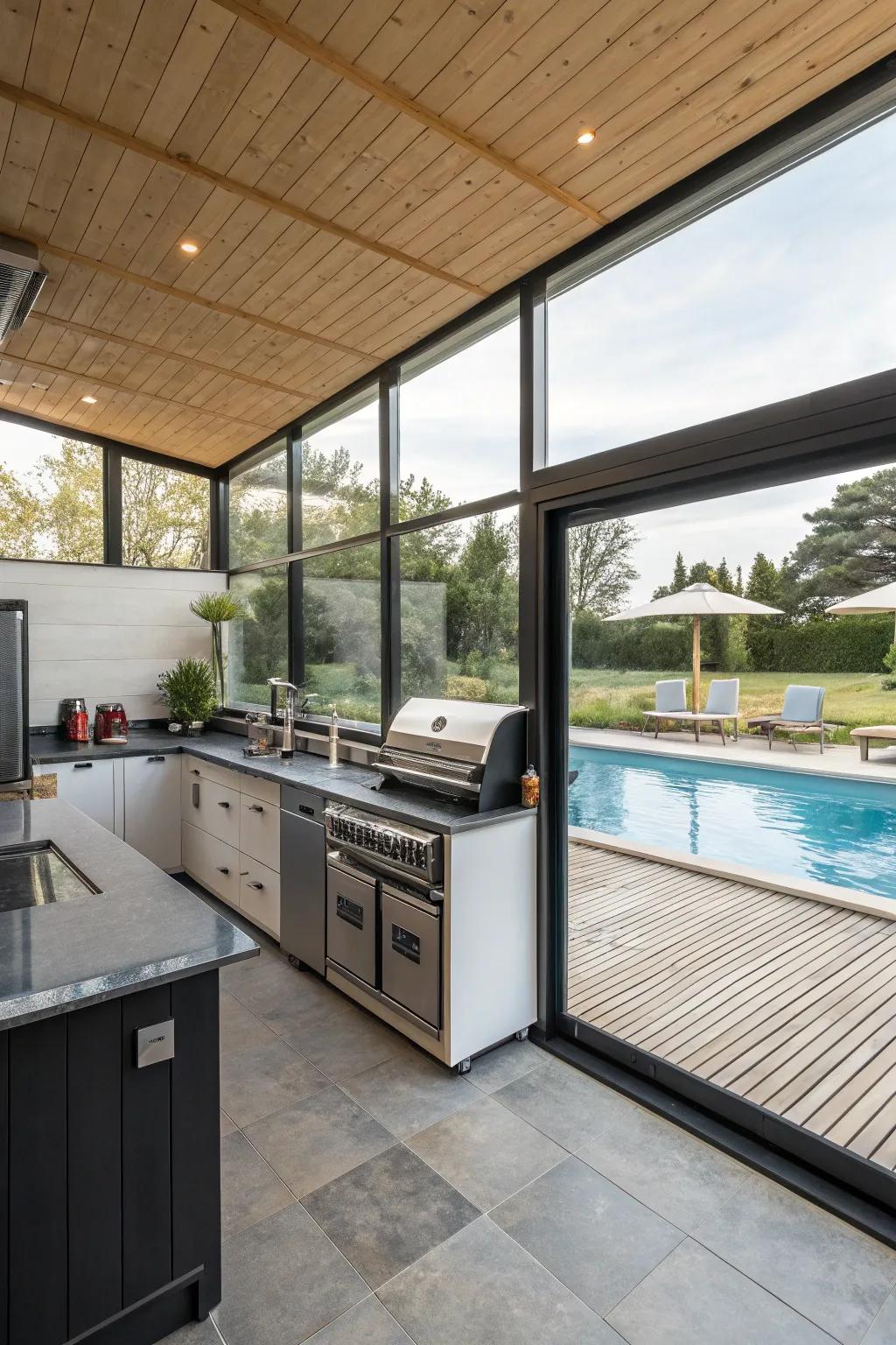 Small-scale kitchen designs make effective use of the area.