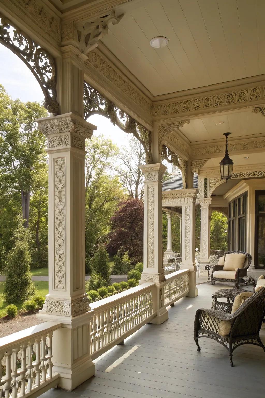 Decorative molding offers elegance and detail.
