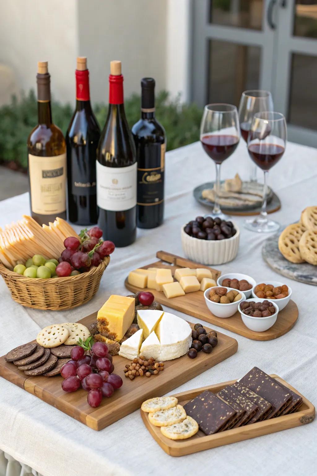 Host your own wine tasting night at home.