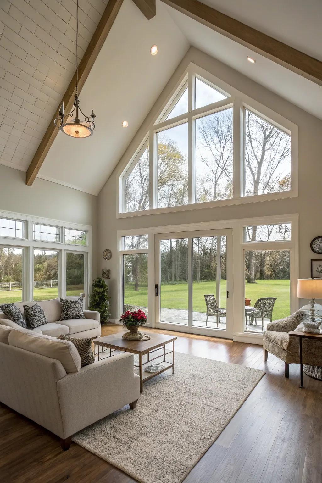 A great room addition creates more room for get-togethers.