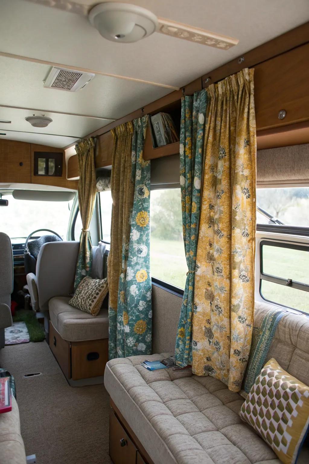 Simple curtains provide a personalized and budget-friendly window solution.