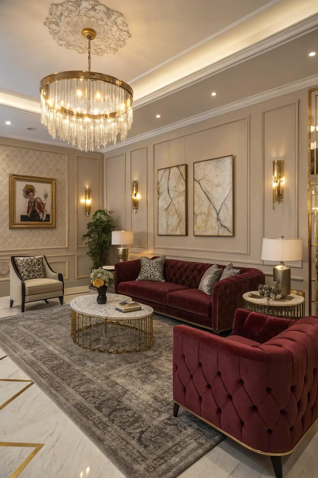 Boost your Sims 4 living room with a dash of luxury.