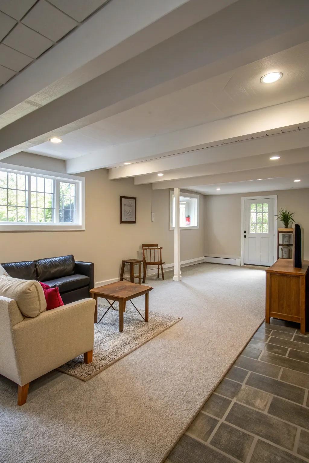 Make the most of your space by having an open layout.