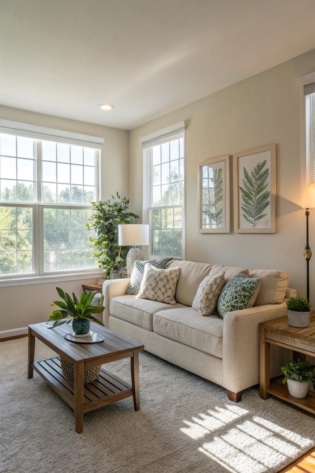 Bright colors can make small areas feel more spacious.