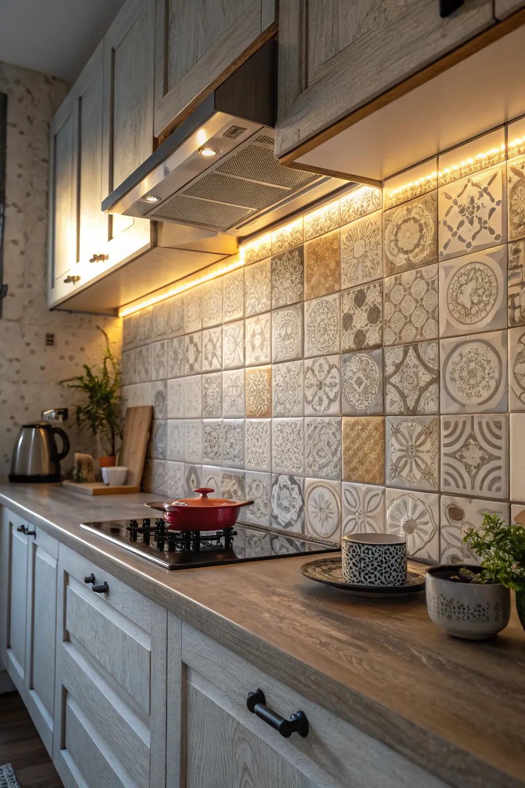 Surfaces with texture add dimension to your kitchen.