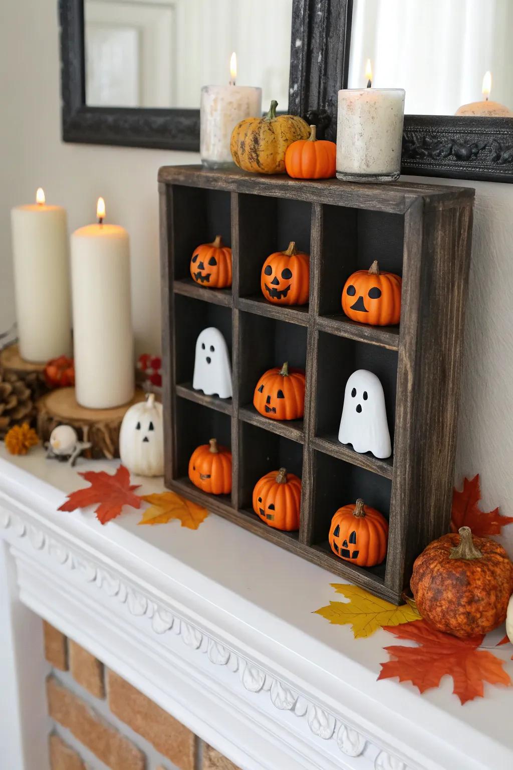 Usher seasonal spirit into your abode through a festive shadow box.