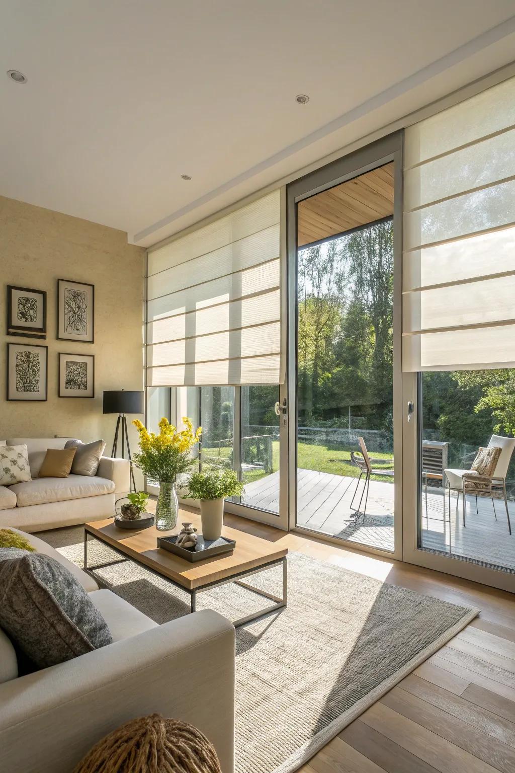 Improve your home’s energy efficiency and design with motorized window coverings.