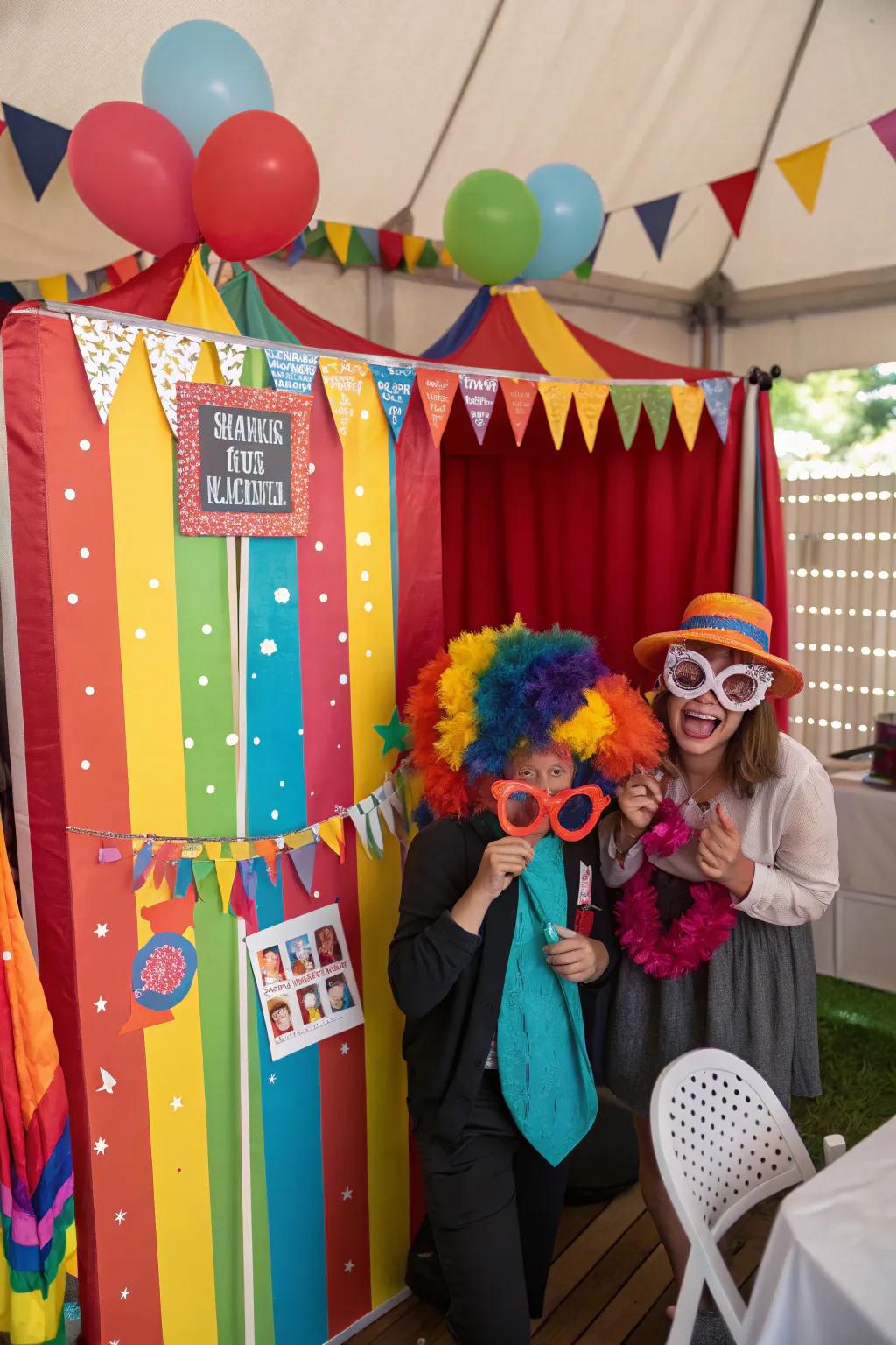 Immortalize magical moments with a themed picture area.