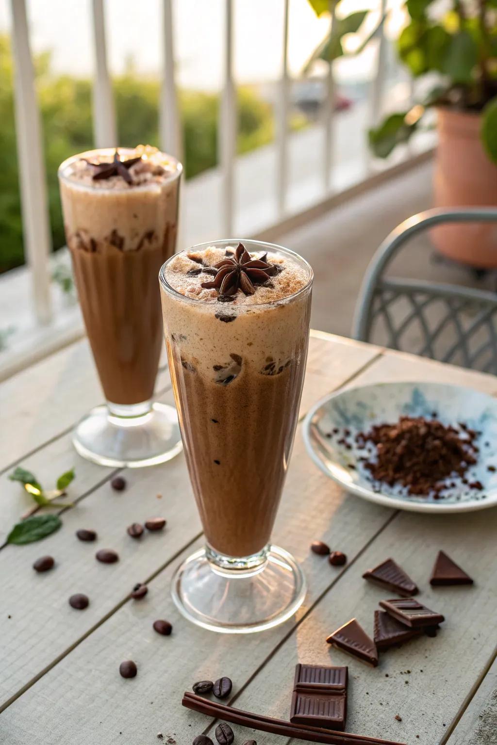 Chocolate Infused Coffee Sparklers: a lively treat designed for sharing