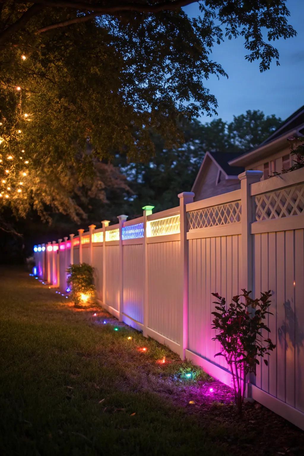 Setting illumination heightens the relaxation factor in any backyard.