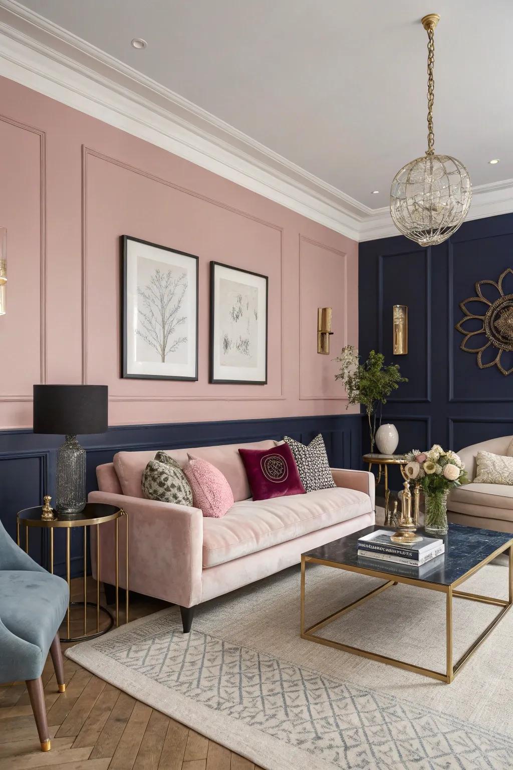 Intriguing color pairings produce a personalized and unique look.