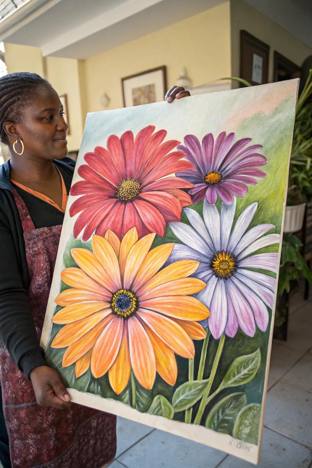 Eye-catching African daisies that garner focus and respect.