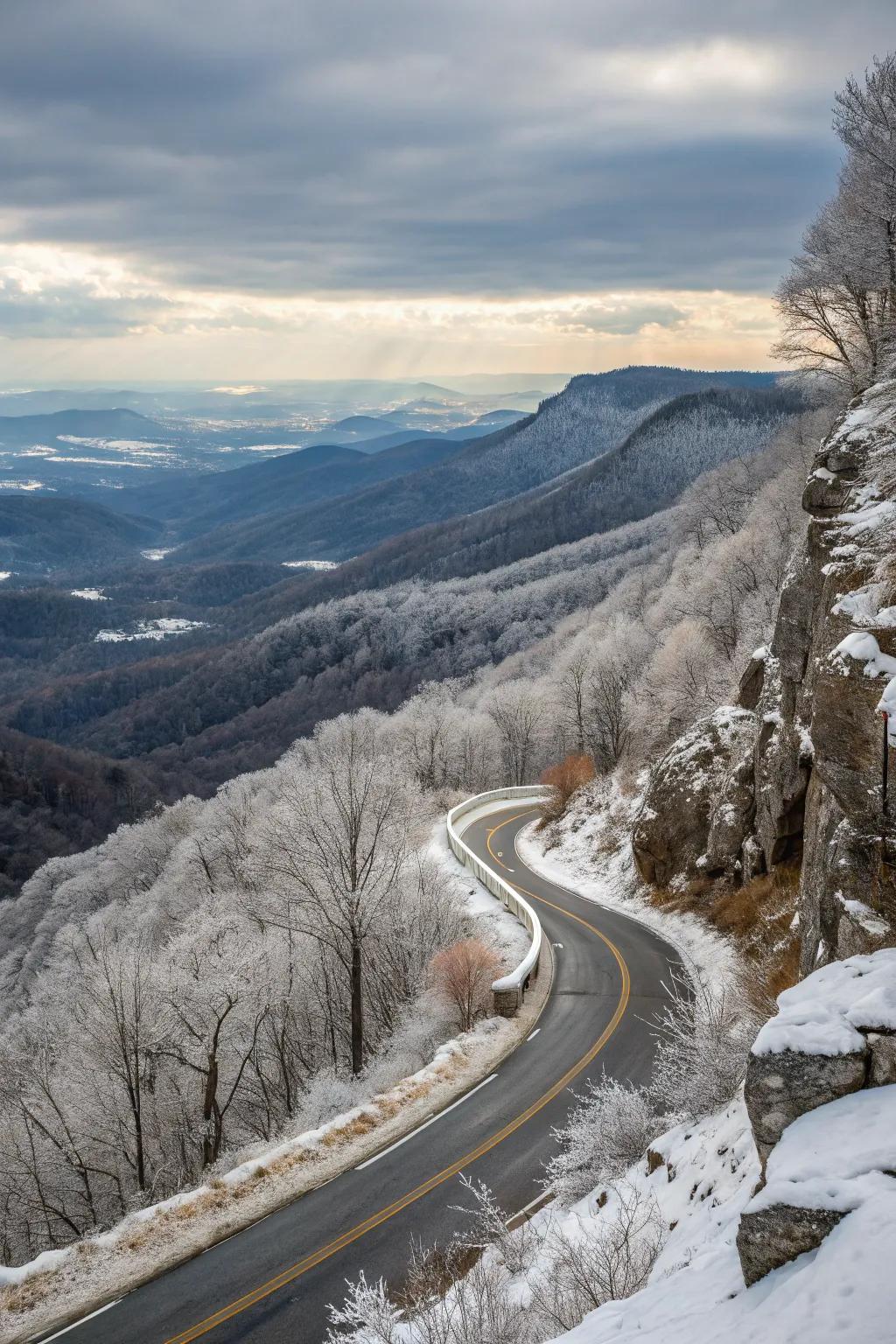Experience breathtaking views on a scenic drive through the Blue Ridge Mountains.