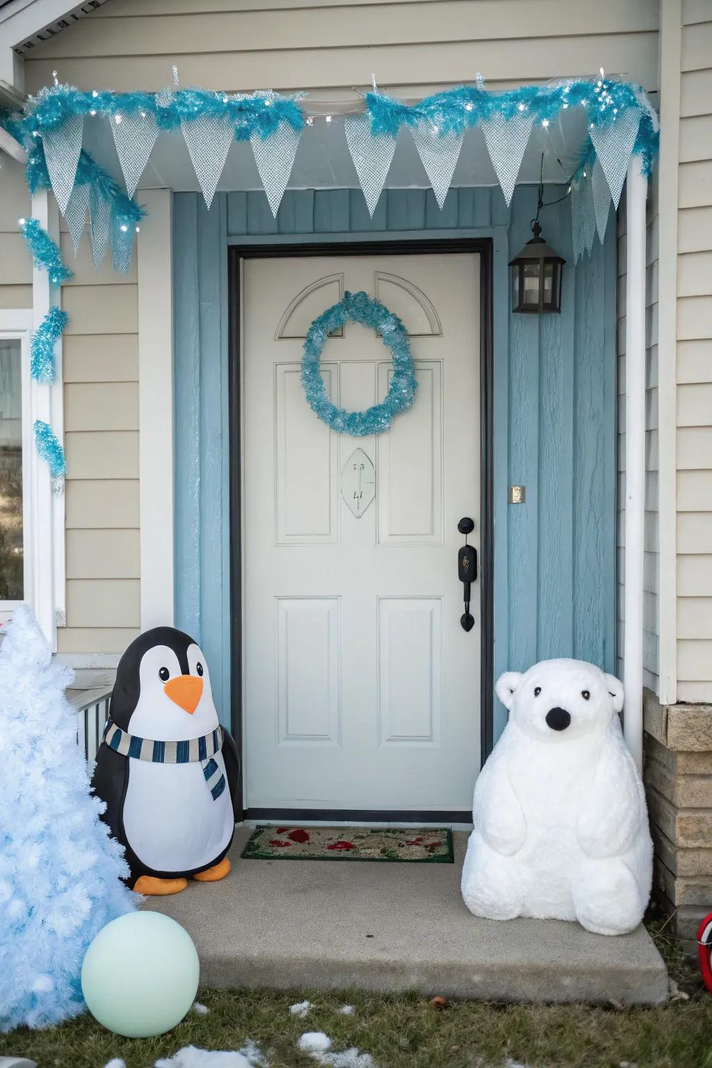 Winged creatures and arctic giants contribute a frosty, pleasing mood.