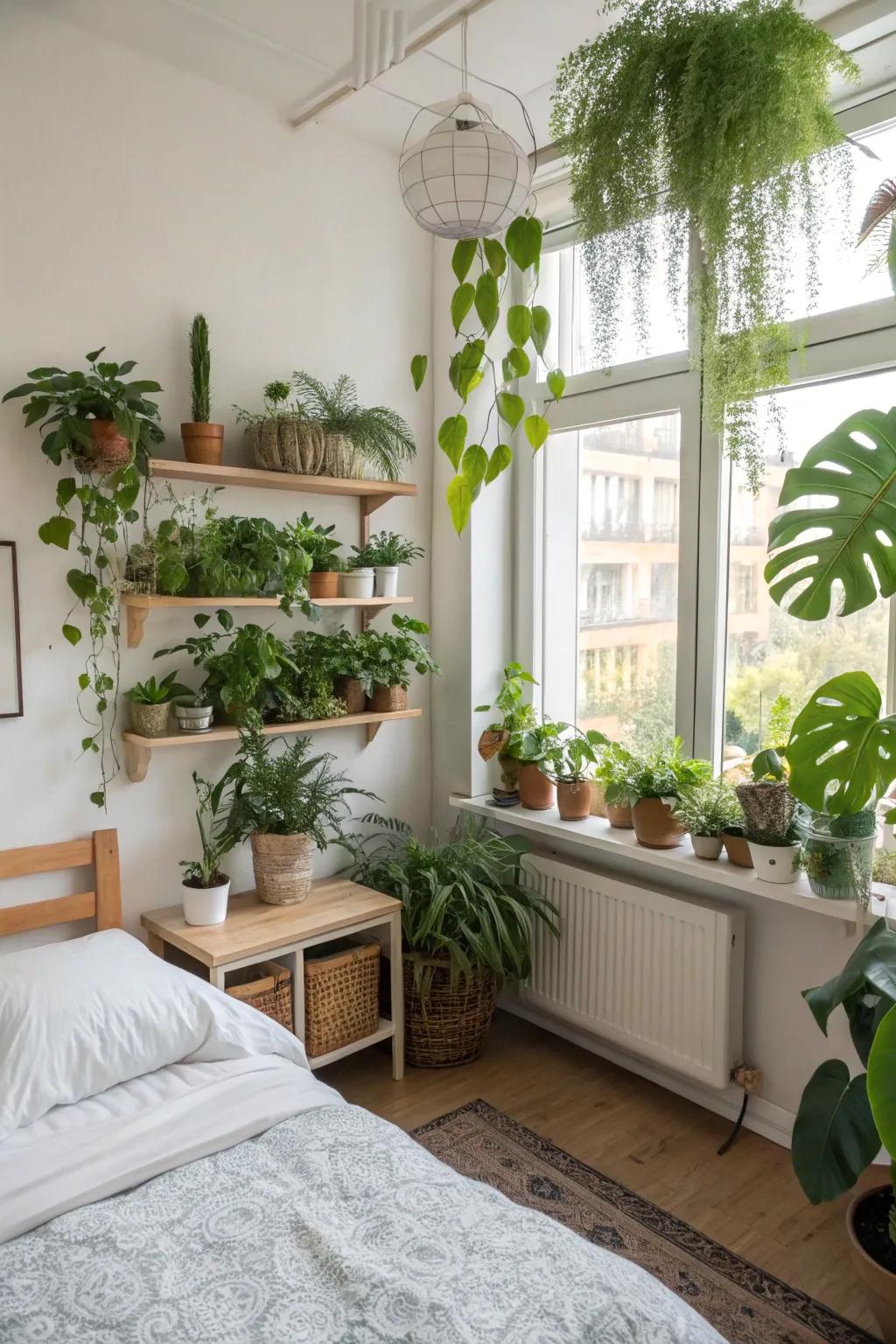 Indoor plants infuse a refreshing natural element into any space.