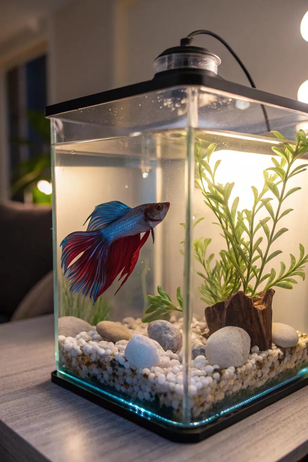 Showcase your tank using a stunning focal point fish.